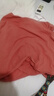 夏季純棉短袖T恤女學(xué)生圓領(lǐng)大碼修身顯瘦時(shí)尚印花休閑百搭薄上衣 磚紅C字母 XL碼【建議115-125斤】 曬單實(shí)拍圖