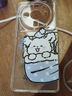 電小嘟 情侶睡覺小狗適用蘋果15promax情侶手機殼iphone14plus華為mate60pro小米13愛酷iqoo12vivo 【睡覺蓋被白狗】太空殼 華為/oppo/vivo/小米其他型號備注 曬單實拍圖