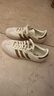 阿迪達(dá)斯 （adidas）三葉草 七夕禮物男女 SAMBA OG 休閑鞋 JI3185 米色  38 曬單實(shí)拍圖