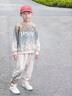 G.DUCKKIDS童裝男童套裝春秋款兒童衛(wèi)衣套裝漸變帥氣男孩衣服春季運動兩件套 咖色 120碼建議110-120cm6-7歲 曬單實拍圖