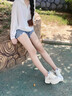 卡丹路老爹鞋女2025新款夏季鞋子女休閑網(wǎng)面透氣運(yùn)動(dòng)女鞋厚底鏤空涼鞋女 曬單實(shí)拍圖
