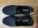斯凱奇（Skechers）夏季新款男鞋夏季鏤空網(wǎng)面懶人鞋一腳蹬透氣軟底休閑鞋健步鞋 全黑色【輕松出行 久穿不累】 41 (260mm) 曬單實(shí)拍圖