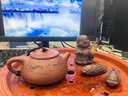 藏壺天下 宜興紫砂壺純手工刻繪小容量茶壺底槽清蝦趣景舟石瓢 景舟石瓢 曬單實(shí)拍圖