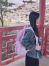 小潔匠選意大利EZ庫洛米書(shū)包女生小學(xué)生護脊減負超輕高顏值玉桂狗雙肩背包 庫洛米紫色小號【單書(shū)包無(wú)配件】 曬單實(shí)拍圖
