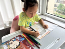 艾杰普哪吒敖丙畫畫本3-6歲玩具小學(xué)生描摹本涂色涂鴉繪畫本4本12色彩鉛 曬單實拍圖
