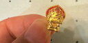 周大生腕美文運財福黃金轉(zhuǎn)運珠足金夜光琺瑯笑口財神七夕禮物送女友 大智文殊轉(zhuǎn)運珠 1.15g -【不配繩,介意慎拍】 曬單實拍圖
