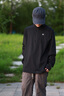 KOLON SPORT/可隆戶(hù)外長(cháng)袖T恤 男子吸濕排汗抗菌半拉鏈內搭上衣 LHZT5WNT11-BK 黑色 XL 180/100A 曬單實(shí)拍圖