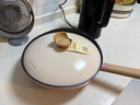 懶米抱抱鍋不粘鍋炒鍋麥飯石平底炒菜鍋具家用電磁爐燃?xì)庠钣脧N具30cm 曬單實(shí)拍圖