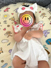 凡獵嬰兒衣服夏裝新生兒包屁衣女寶寶連體衣滿(mǎn)月百天哈衣夏季 曬單實(shí)拍圖