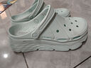 斯凱奇（SKECHERS）七夕禮物洞洞鞋女士夏季泡泡鞋外穿包頭透氣軟底涼拖鞋輕便沙灘鞋 曬單實(shí)拍圖