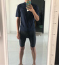 迪卡儂騎行服男短袖公路自行車(chē)夏季Discover系列騎行裝備 深藍(lán)色 M 曬單實(shí)拍圖