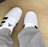阿迪達斯 （adidas）男女大童Originals Taekwondo低幫黑白百搭防滑輕便運動鞋 JQ4774 曬單實拍圖
