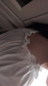 塵熙（ChelnlSeey）睡衣女公主可愛純色精梳棉睡裙女夏季薄款短袖大碼法式家居服 曬單實拍圖