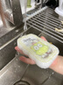 弭黎嬰兒洗碗海綿木漿棉洗碗刷布神器壓縮百潔布廚房抹布輔食工具寶寶 曬單實(shí)拍圖