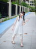 THINKPIRE波西米亞女童連衣裙2025款夏季兒童背心裙子中大童女孩沙灘裙度假 圖片色 170 碼建議身高160CM 曬單實(shí)拍圖