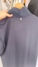 GLM短袖t恤男透氣夏季翻領(lǐng)polo衫速干T恤冰絲感休閑運(yùn)動(dòng)上衣藏青XL 曬單實(shí)拍圖