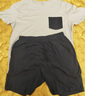 京東京造10A抗菌純棉睡衣男短袖套裝25春夏情侶家居服藍(lán)2XL 曬單實(shí)拍圖
