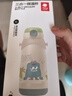 babycare三合一兒童保溫杯水杯嬰兒寶寶學飲杯吸管杯幼兒園溫水壺帶背帶 淺嗬綠 600ml 一杯三蓋送杯套 曬單實拍圖