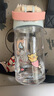 膳魔師（THERMOS）兒童吸管杯12M+便攜吸管杯Tritan學(xué)生水杯粉色420ml BBSD 曬單實拍圖