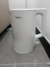 美的（Midea）電燒水壺電熱水壺家用1.5L大容量316食品級(jí)不銹鋼無縫內(nèi)膽雙層防燙自動(dòng)斷電MK-HJ1566-PRO 曬單實(shí)拍圖