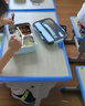 品喻（PINYU）飯盒304不銹鋼餐盒上班族小學(xué)生保溫飯盒可微波爐3分格餐盤(pán)帶餐具 曬單實(shí)拍圖