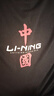 李寧（LI-NING）短袖t恤男夏款潮流印花情侶款半袖寬松休閑透氣圓領(lǐng)純棉運(yùn)動(dòng)T恤 曬單實(shí)拍圖