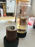 WCZ德國高檔紫砂茶水分離泡茶杯雙層玻璃杯智能顯溫保溫便攜送禮水杯 【紫砂茶倉_智能顯溫】紳士黑320 曬單實拍圖