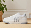 MLB官方運動(dòng)鞋女鞋子 銀色休閑鞋板鞋復古學(xué)長(cháng)鞋新年禮物 3ASXCLB3N 紐約洋基隊/銀色 42.5 270 曬單實(shí)拍圖