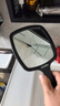 【抖音同款】手拿美容院化妝鏡紋繡半手柄鏡子手持網(wǎng)紅便攜理發(fā)鏡 黑色大款【寬15x高25cm】小香風(fēng) 曬單實(shí)拍圖