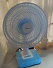 美的（Midea）臺式電風(fēng)扇七葉柔風(fēng)輕音臥室宿舍廣角遠(yuǎn)距交流定頻臺扇辦公室桌面節(jié)能省電搖頭小型電扇 FGAU40D 曬單實(shí)拍圖