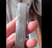 腕寶德適用華為Watch Fit4手表帶新款fit4pro麥穗磁吸折疊扣腕表夏天金屬FIT3運動智能專用表鏈配件腕帶 小蠻腰款-麥穗磁吸折疊扣-星光 適用華為Watch Fit4表帶+送膜*2 曬單實拍圖