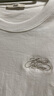 DZZIT地素短袖T恤2025夏季新款金蔥線字母刺繡設(shè)計(jì)上衣女3J2B3221A 白色 M 曬單實(shí)拍圖