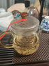 AILUKI日本輝猛茶水分離壺玻璃茶壺耐高溫高透加厚養(yǎng)生壺家用神奇泡茶壺 【黃把壺】高硼玻璃壺+四只水杯 600ml 曬單實拍圖