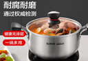 蘇泊爾SUPOR 小紅圈304不銹鋼湯鍋奶鍋22cm煮面鍋復底通用ST22H1 曬單實拍圖