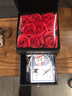 足銀9999銀手鐲銀手鐲女款送女友老婆生日禮物實(shí)心百福繁花似錦 玫瑰花禮盒+證書(shū) 25克 曬單實(shí)拍圖