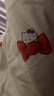 野獸派家居（tbh）四件套三麗鷗Hello Kitty全棉緞紋蝴蝶結(jié)印花床品套件 全棉緞紋蝴蝶結(jié)印花床品 奶油粉 1.8床 床笠款 （被套220*240cm） 曬單實拍圖