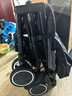 suzzt嬰兒車(chē)0-6歲用折疊可坐可躺遛娃神器高景觀(guān)嬰兒推車(chē) 紳士灰 曬單實(shí)拍圖