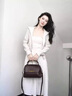 BUGATTI包包女包奢侈品牌2025新款女士單肩斜挎七夕情人節(jié)禮物送女友老婆 咖啡色 曬單實拍圖