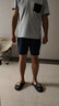 京東京造10A抗菌純棉睡衣男短袖套裝25春夏情侶家居服藍(lán)色M 曬單實(shí)拍圖