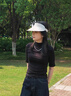 NOME春秋半高領(lǐng)t恤女氣質(zhì)中袖上衣顯瘦百搭打底衣女內搭外穿 黑色 S 曬單實(shí)拍圖