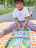 兒童節(jié)禮物50合一多功能五子棋盤象棋玩具跳棋飛行棋彈彈棋軍棋 大富翁游戲棋套裝帶47種棋類玩法 曬單實拍圖