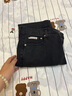 Calvin KleinJeans25春夏新款男士休閑通勤ck黑色洗水楔形錐形牛仔褲4RB750G 846-牛仔灰 32 曬單實(shí)拍圖