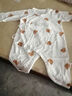 貝瑞加（Babyprints）嬰兒蝴蝶衣2件裝男女寶寶長袖連體衣純棉A類爬服柔軟哈衣 小熊66 曬單實拍圖