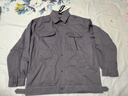 海之卿夏季冰絲薄款工作服套裝速干透氣彈力工裝男女耐臟工地干活勞保服 彈力薄款套裝-灰色 175/XL（建議130-145斤） 曬單實(shí)拍圖