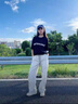 魯雅爾高街風(fēng)休閑褲女夏季美式速干寬松工裝褲直筒垂感冰絲潮流闊腿褲 淺灰色 L 曬單實(shí)拍圖