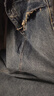 美洋（MEIYANG）藍(lán)幕牛仔半裙 丹寧回潮 假兩件毛邊開叉中長(zhǎng)裙 藍(lán)色（加長(zhǎng)版） XL 曬單實(shí)拍圖