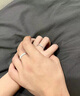 法蔻pt950鉑金戒指星河白金情侶戒指訂婚結(jié)婚戒指生日禮物送女友老婆 鉑金-情侶對(duì)戒 曬單實(shí)拍圖