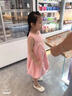 La Chapelle拉夏貝爾女童連衣裙2025新款洋氣兒童夏裝背心裙寶寶蝴蝶結(jié)公主裙 粉色 130 建議身高121-130cm 曬單實(shí)拍圖