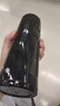 雍財(cái) 玻璃杯便攜塑玻水杯男女雙層防燙過濾網(wǎng)泡茶耐熱家用杯子防摔 黑色650ML 單杯 曬單實(shí)拍圖
