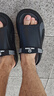 大嘴猴（paul frank）涼拖鞋男夏新款耐磨外穿運動(dòng)一字涼拖戶(hù)外開(kāi)車(chē)踩屎感沙灘涼鞋 黑灰 40-41 【標準碼】 曬單實(shí)拍圖